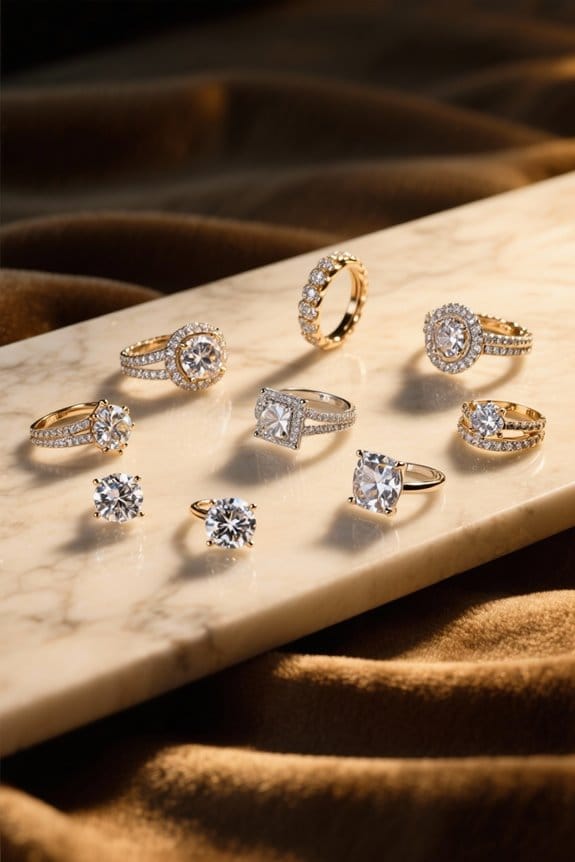 affordable shiny zirconia jewelry
