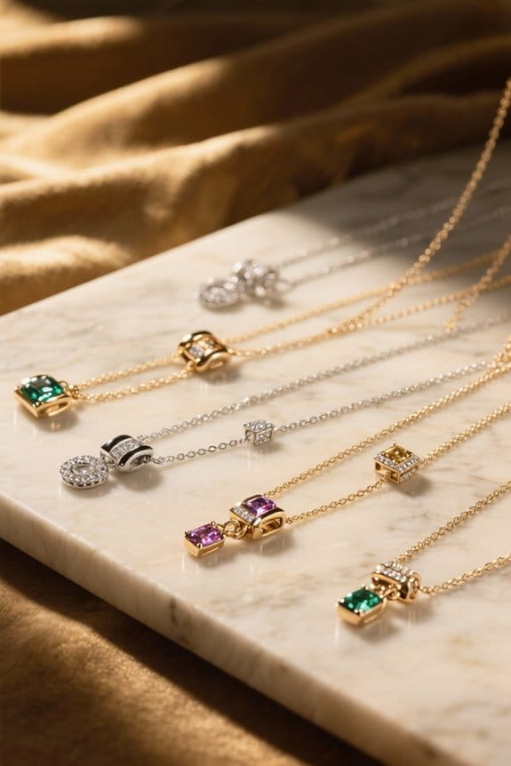 magnetic clasp necklace styles
