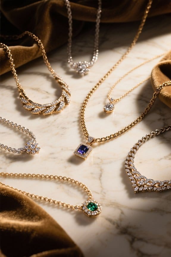 top cable chain necklaces