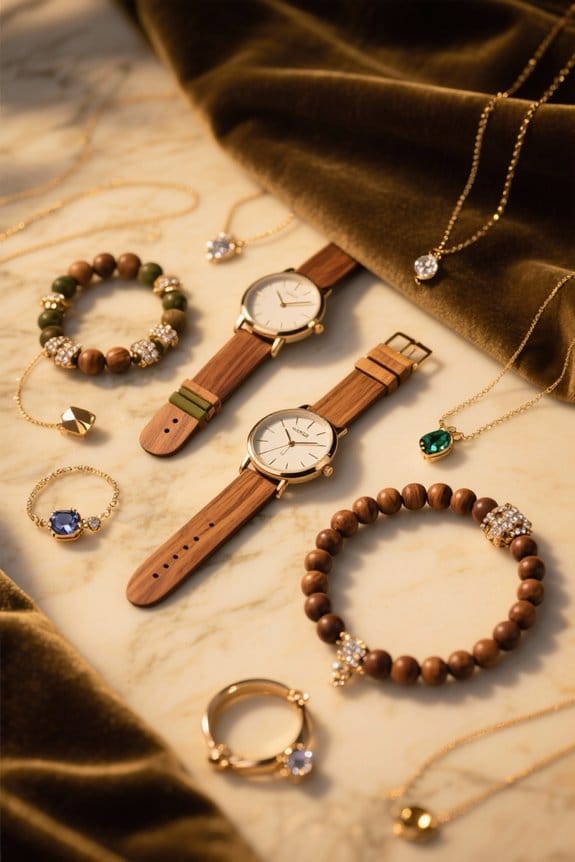 chic eco friendly wooden jewelry