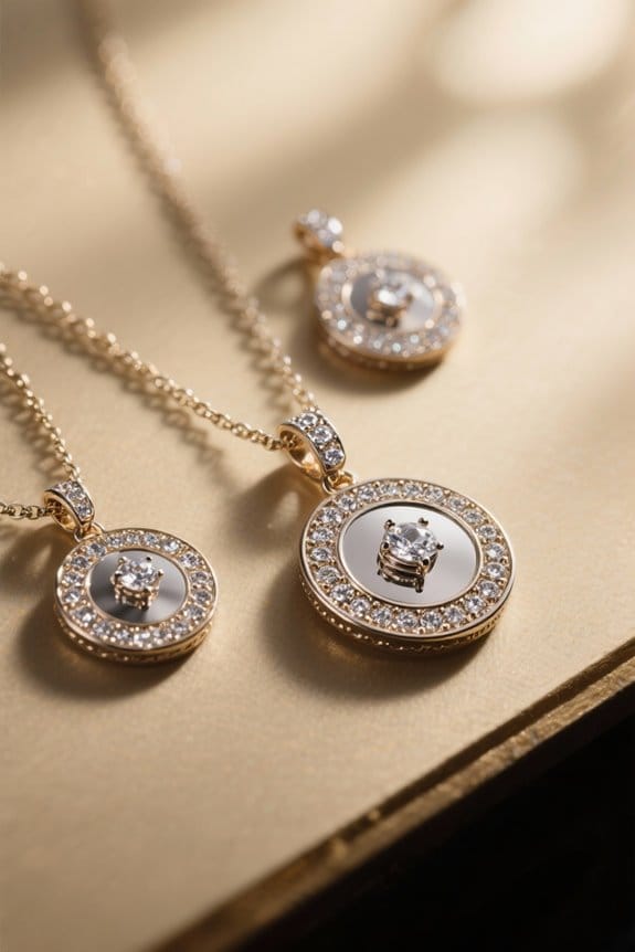 choosing a dainty necklace