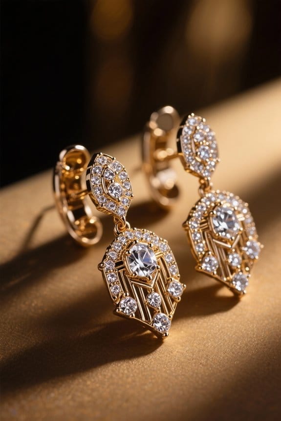 choosing art deco earrings