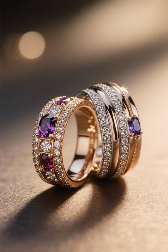 choosing double band rings