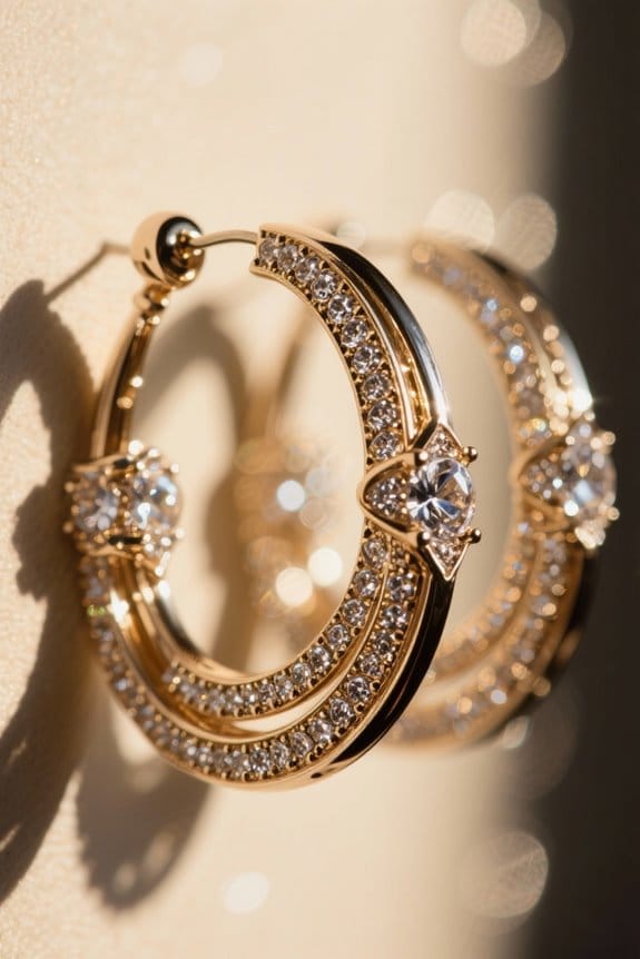 choosing endless hoop earrings