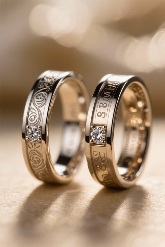 choosing engraved band rings