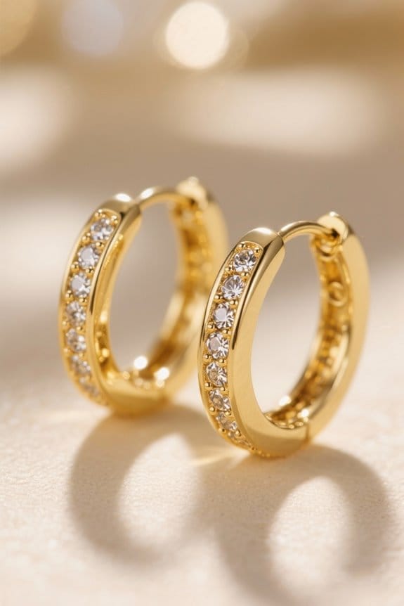 choosing gold hoop earrings