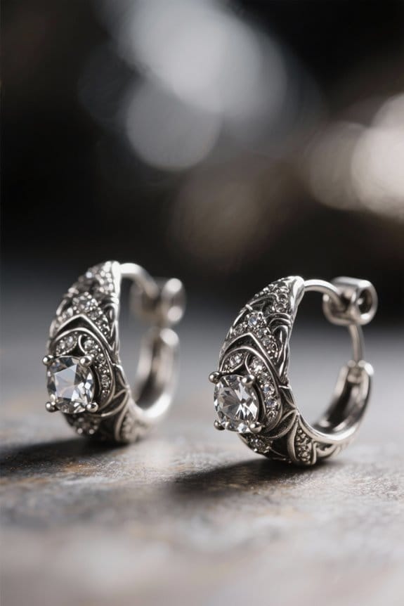 choosing oxidized silver earrings