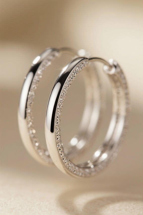 choosing thin silver earrings