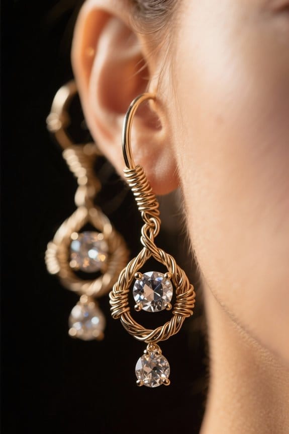 choosing wire wrapped earrings
