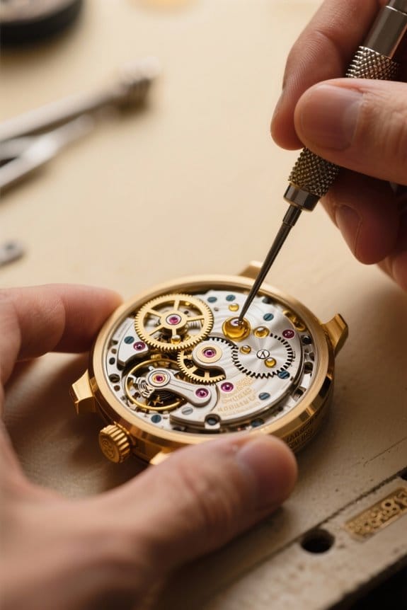 comprehensive watch servicing process