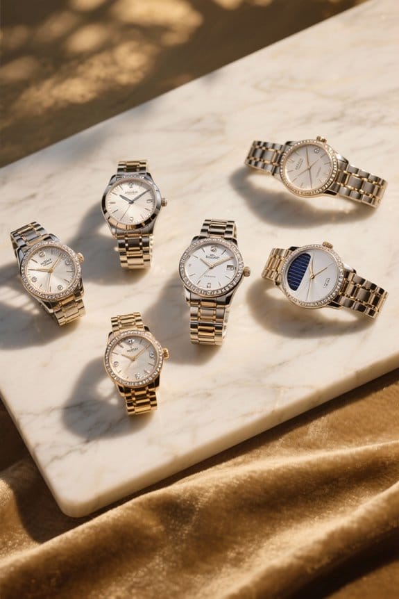 elegant solar powered timepieces
