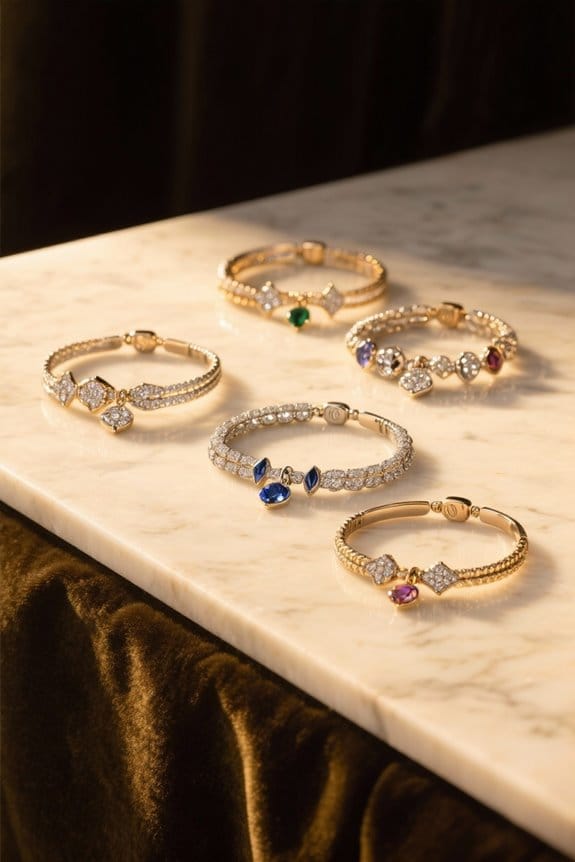 european charm bracelets selection