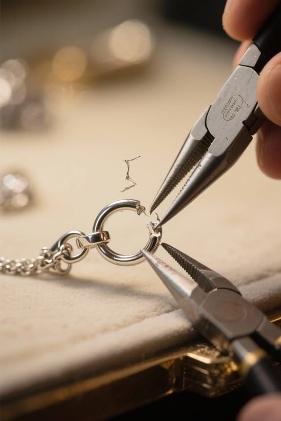 fixing jump rings effectively