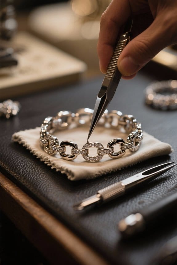 safeguard bracelet during resizing