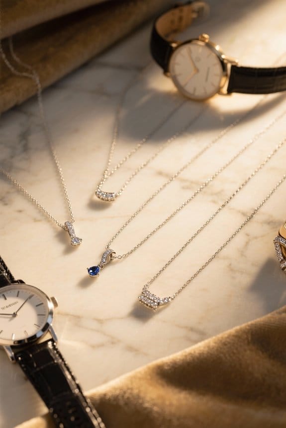 sterling silver necklace styles