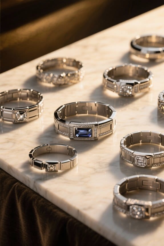 stylish and durable titanium bracelets