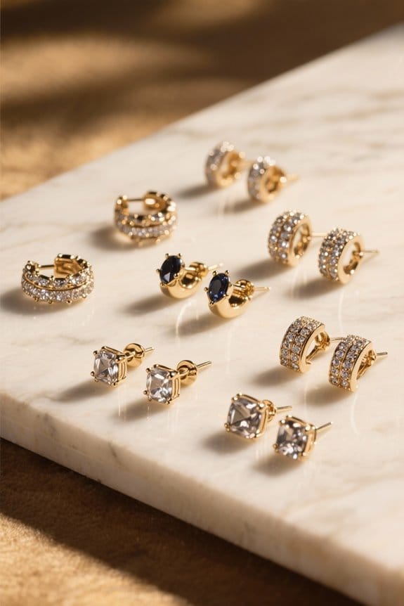 stylish ear jacket earrings