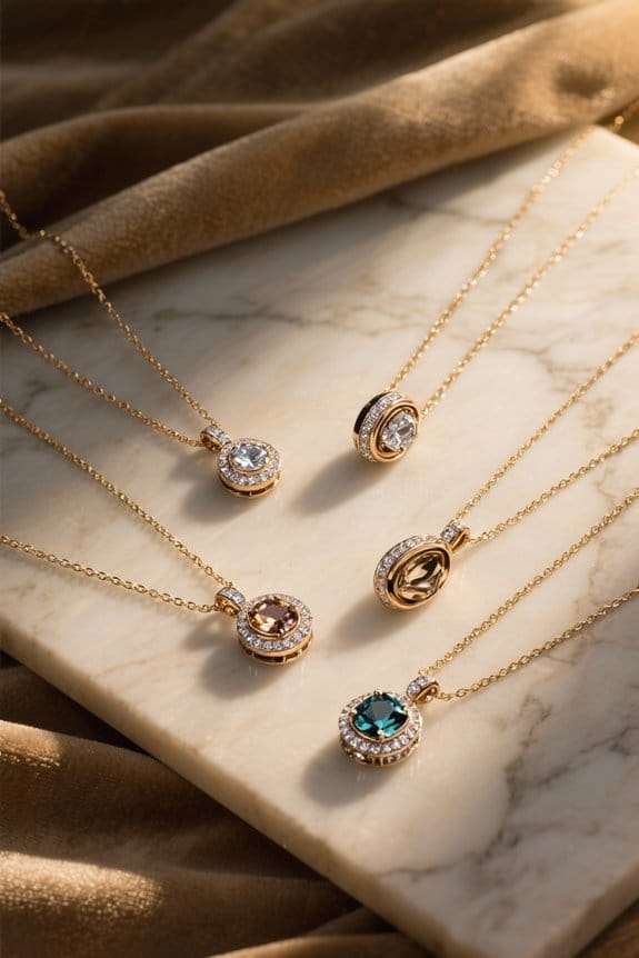 stylish reversible pendant necklaces