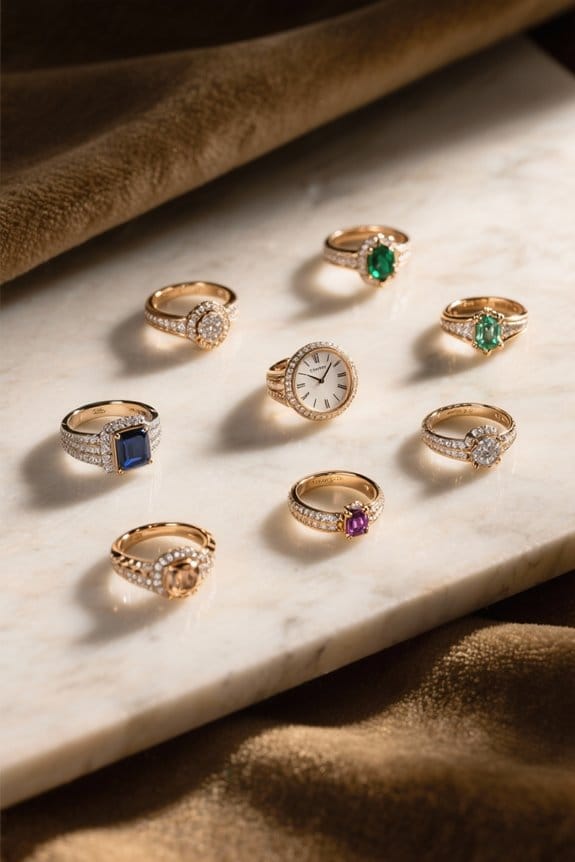 stylish round ring designs