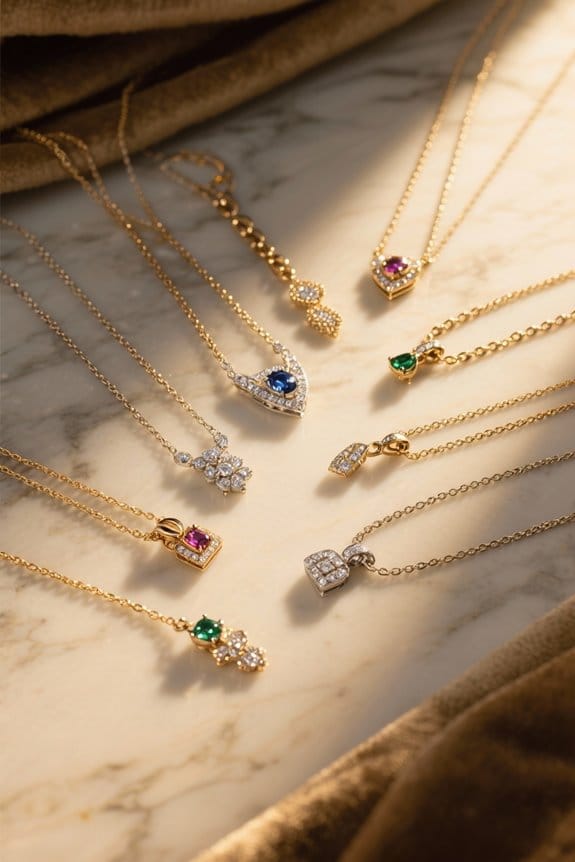 stylish singapore chain necklaces