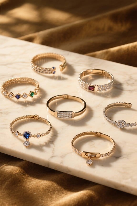 stylish slide charm bracelets