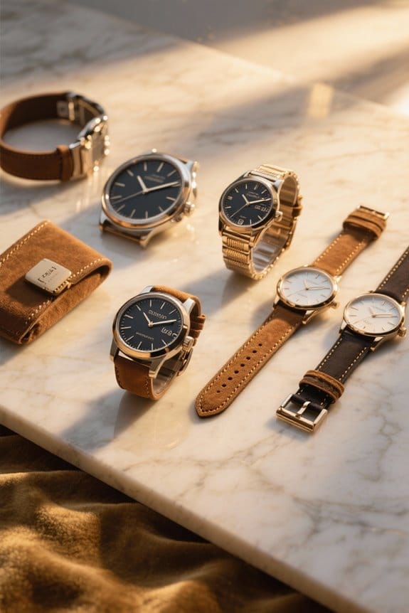 stylish suede watch bands