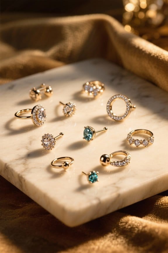top belly button rings