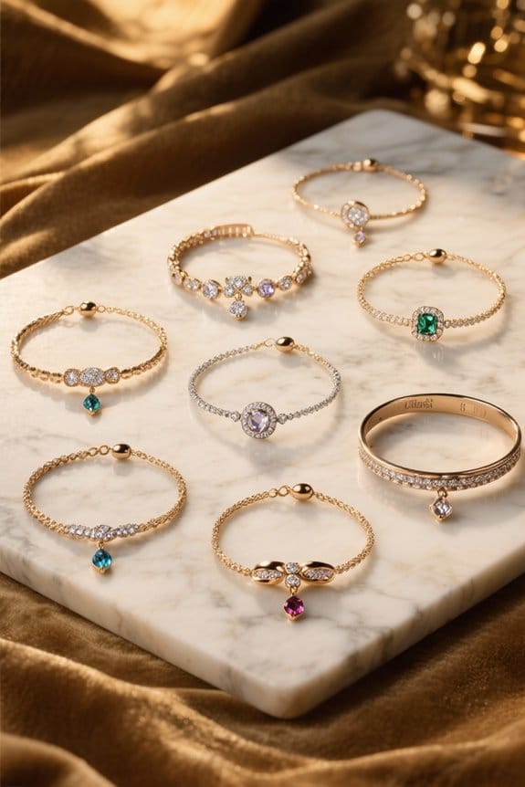 top dangle charm bracelets