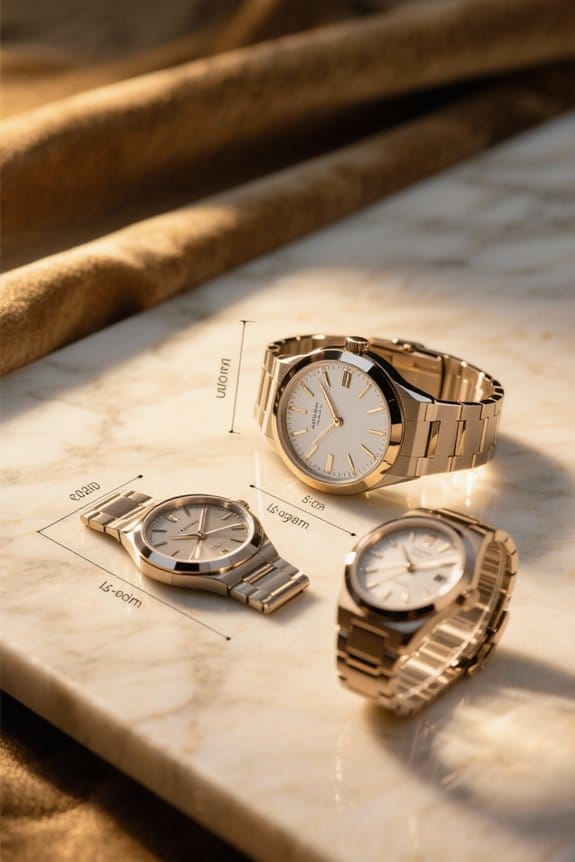 wrist watch sizing guide